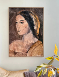 Schilderij Berber Meisje 70 x 100 cm