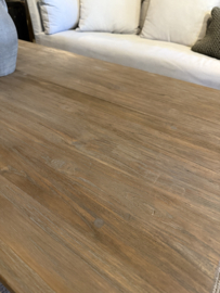 Prachtige salontafel vergrijsd hout "Jack"