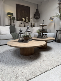 Prachtige ronde salontafelset XL"Jack"
