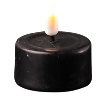 Led kaarsen waxine klein Black