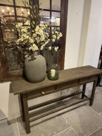 Stoere  sidetable van oud  hout met lades "Jens" - 3 maten