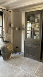 Mooie staande lamp met natuurstenen voet 120 cm