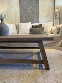 Prachtige salontafel vergrijsd hout "Jack"