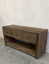 Stoer tvmeubel "Bas" 120 cm met 3 lades