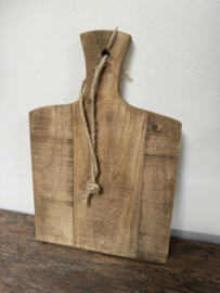 Stoer houten amuseplankje/ broodplankje 30 cm