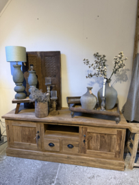 Stoer tv-meubel van oud teakhout ~Max~