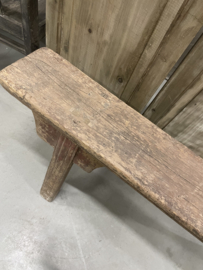 Stoer robuust chinees bankje oud hout nr.5