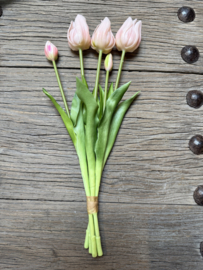 Mooie bos kunst tulpen roze