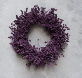 Mooi wilde lavender krans paars 25 cm