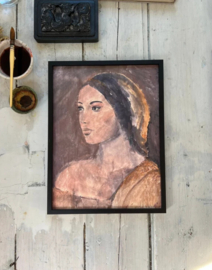 Schilderij  Berber Meisje 70 x 100 cm