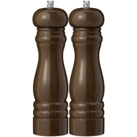 Leuke bruine set zout & peper molen