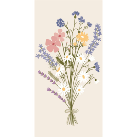 Leuke papieren servetten bloemen