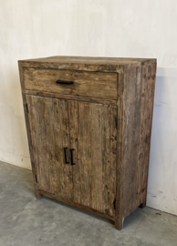 Stoere meidenkast "Levv" oud hout * LIMITED EDITION