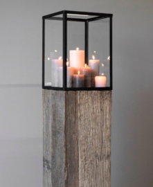 Glazen display / windlicht