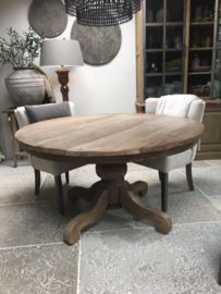 Stoere ronde eettafel "Bente" -