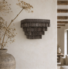 Stoere wandlamp Rustic Brown