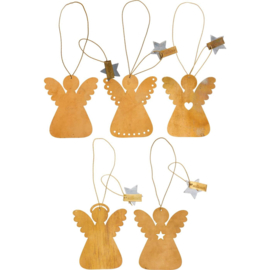 Leuke hanger engelen set van 5 stuks
