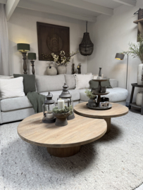 Prachtige ronde salontafelset XL"Jack"