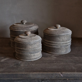 Leuke potjes met deksel van LUKSA - set van 3