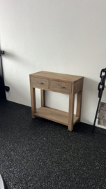 Sidetable "Jack" met 2 lades en onderblad