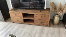 Stoer tv-meubel "Reno" 160 cm - 4 lades
