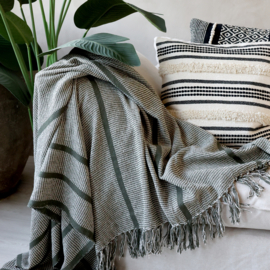 Stoer plaid groen