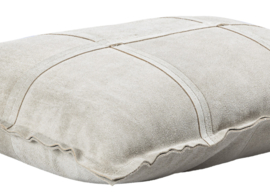 Stoer    kussen suede taupe 60x40 -PTMD-