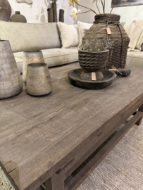 Stoere salontafel van oud hout "Jens" - 2 maten