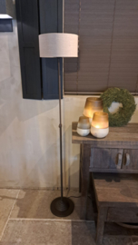 Mooie vloerlamp Robert Rusty rough brown van Luksa Home