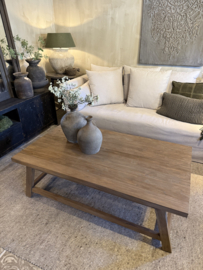 Prachtige salontafel vergrijsd hout "Jack"