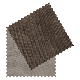 Leuke ronde fauteuil taupe "Isa"