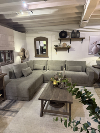 Stoere landelijke hoekbank  "Viggo"