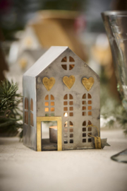 Leuke metalen huisjes - set van 3 stuks