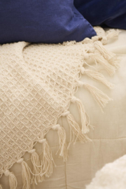 Mooi beige wafelplaid