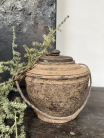 Mooi uniek Nepalese pot