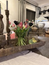 Mooie bos kunst tulpen  zwart