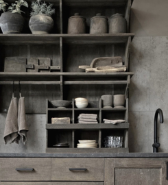 Houten gruttersbak Nia van Luksa - 6 vakken