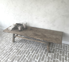 Prachtig stoere oude unieke salontafel