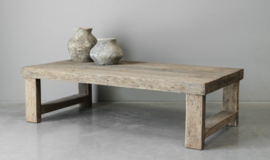Hele stoere salontafel met H poot "Levv" - 2 maten