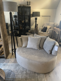 Mooie ovale  fauteuil/bankje "Kim" van Bocx Interiors