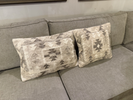 Stoer kelim kussen 50x50 cm Luksa