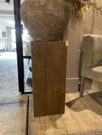 Stoere zuil van oud hout serie "Reno" 80 cm