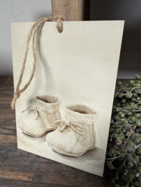 Leuk houten baby decobordje