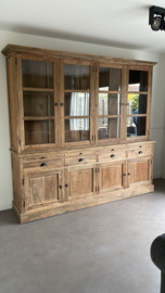 Stoere buffetkast van oud teakhout 4 deurs "Max"