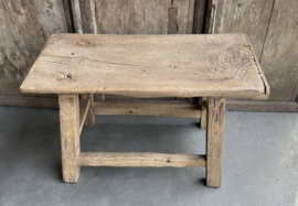 Stoer robuust bankje oud hout nr.17
