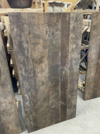 Stoere salontafel oud hout 120 x 60 cm