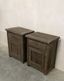 Stoere set nachtkastjes "Jens”