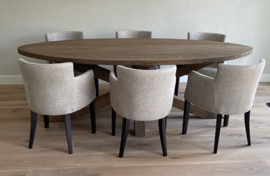 Stoere ovale eettafel "Jack"