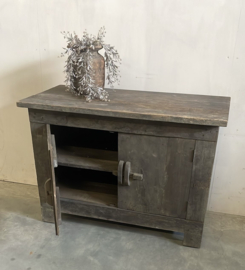 Stoer kastje commode oud hout -LUKSA Home-