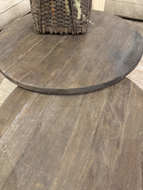 Stoere set "Jens" ronde salontafels - ronde poot